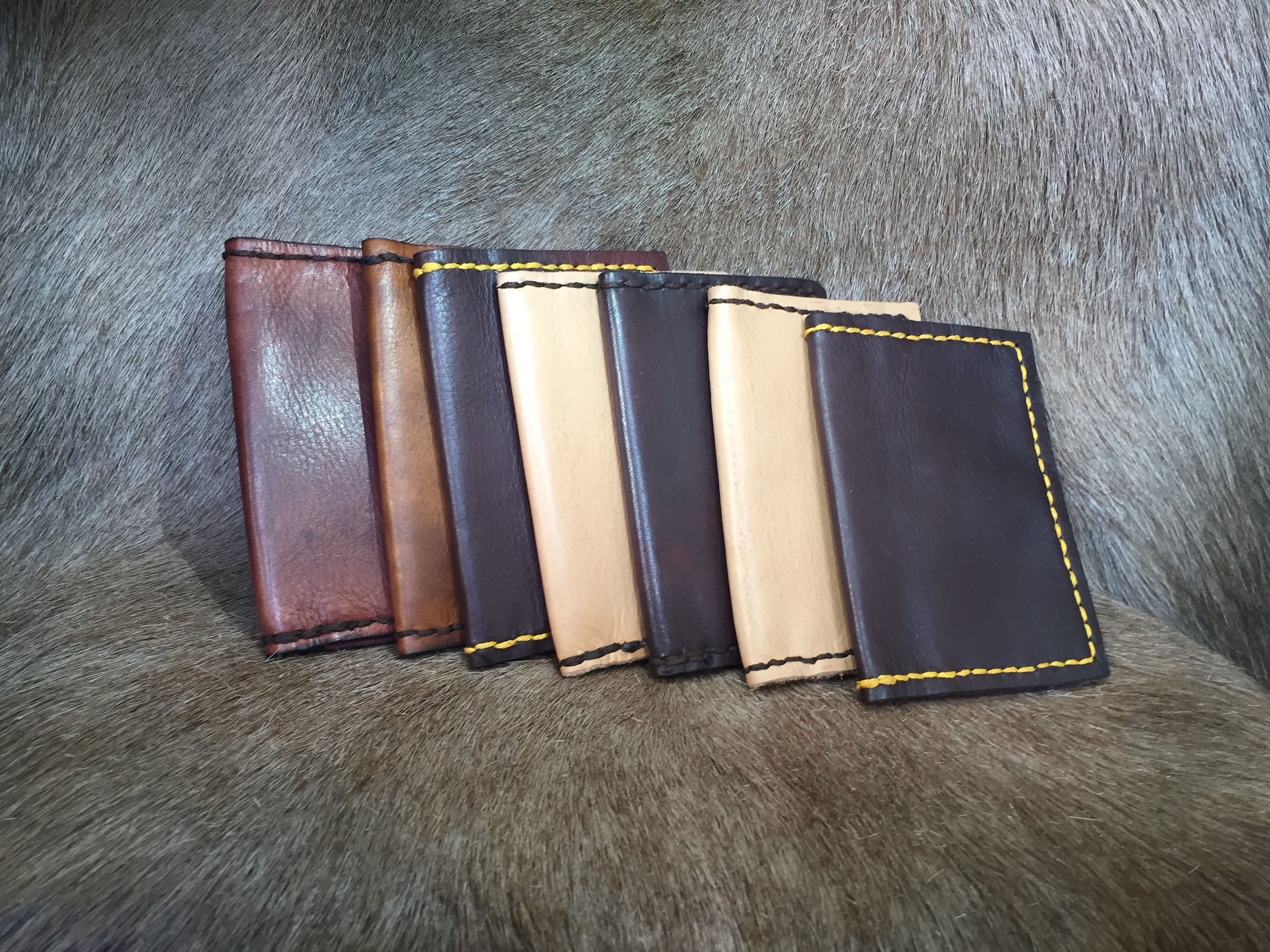 Leather card holders