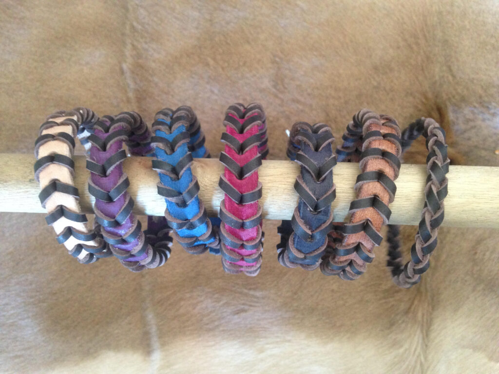 Genuine leather wristbands